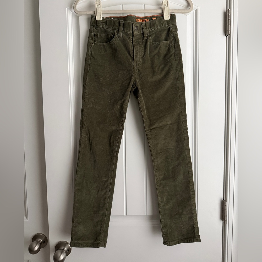 Crewcuts Boy’s Forest Green Corduroy Pants